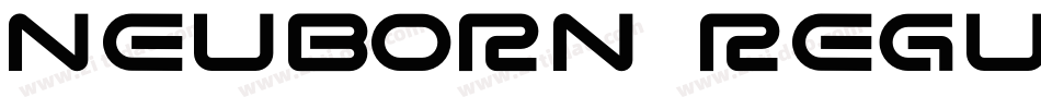 Neuborn Regular字体转换